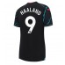 Billige Manchester City Erling Haaland #9 Tredje Fodboldtrøjer Dame 2023-24 Kortærmet
